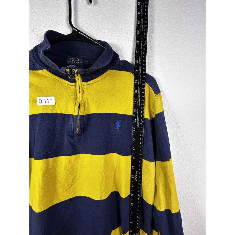 Polo Ralph Lauren Quarter Zip Striped Long Sleeve